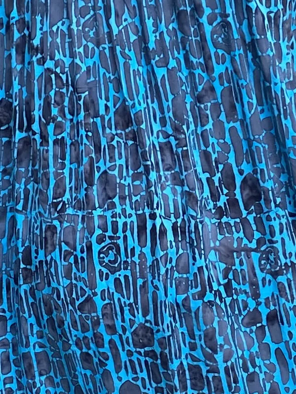 Amanda Dress Turquoise Lattice