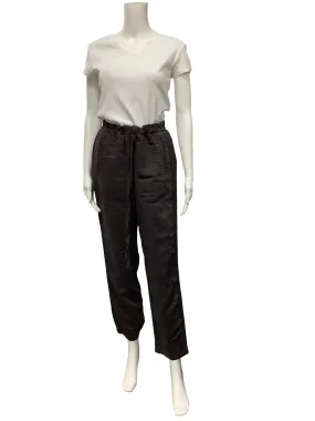 Anthropologie Bella Dahl Trouser Pants Brown Raven Pleats Size: M