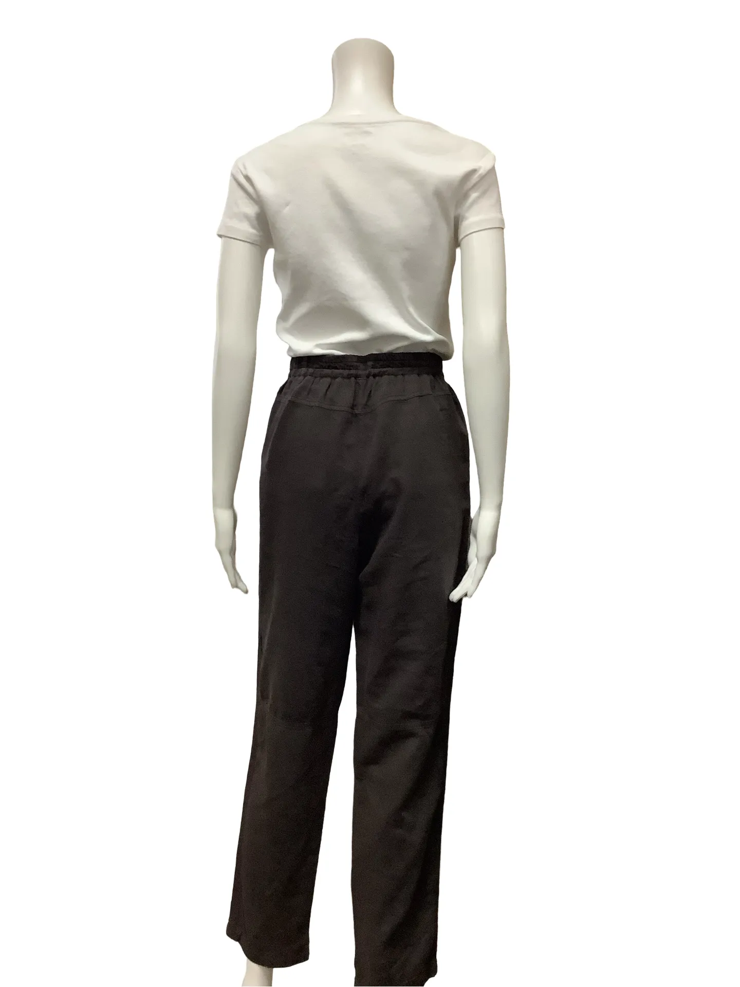 Anthropologie Bella Dahl Trouser Pants Brown Raven Pleats Size: M