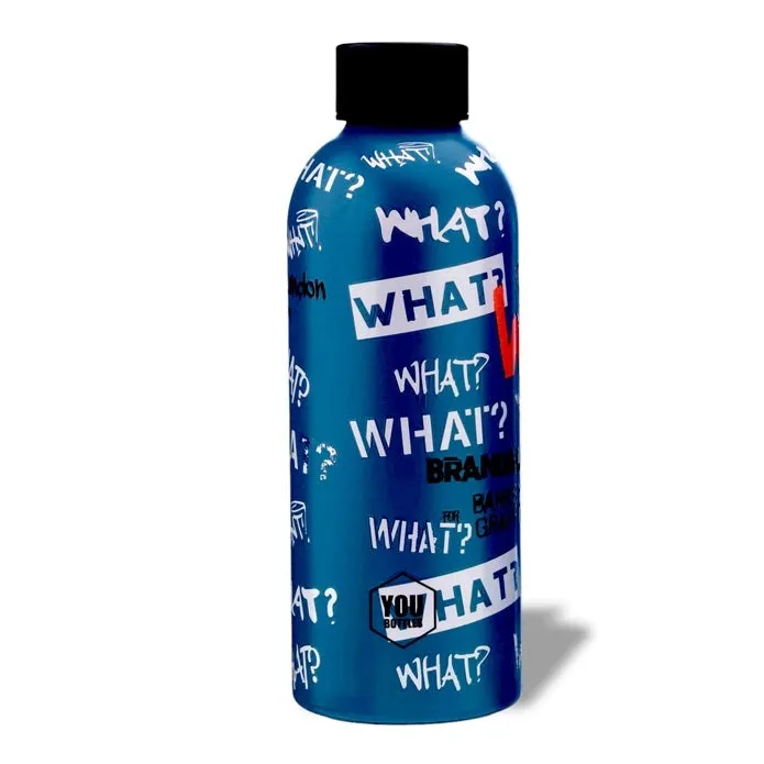 Banksy's Graffiti Dual Water Bottle - What?