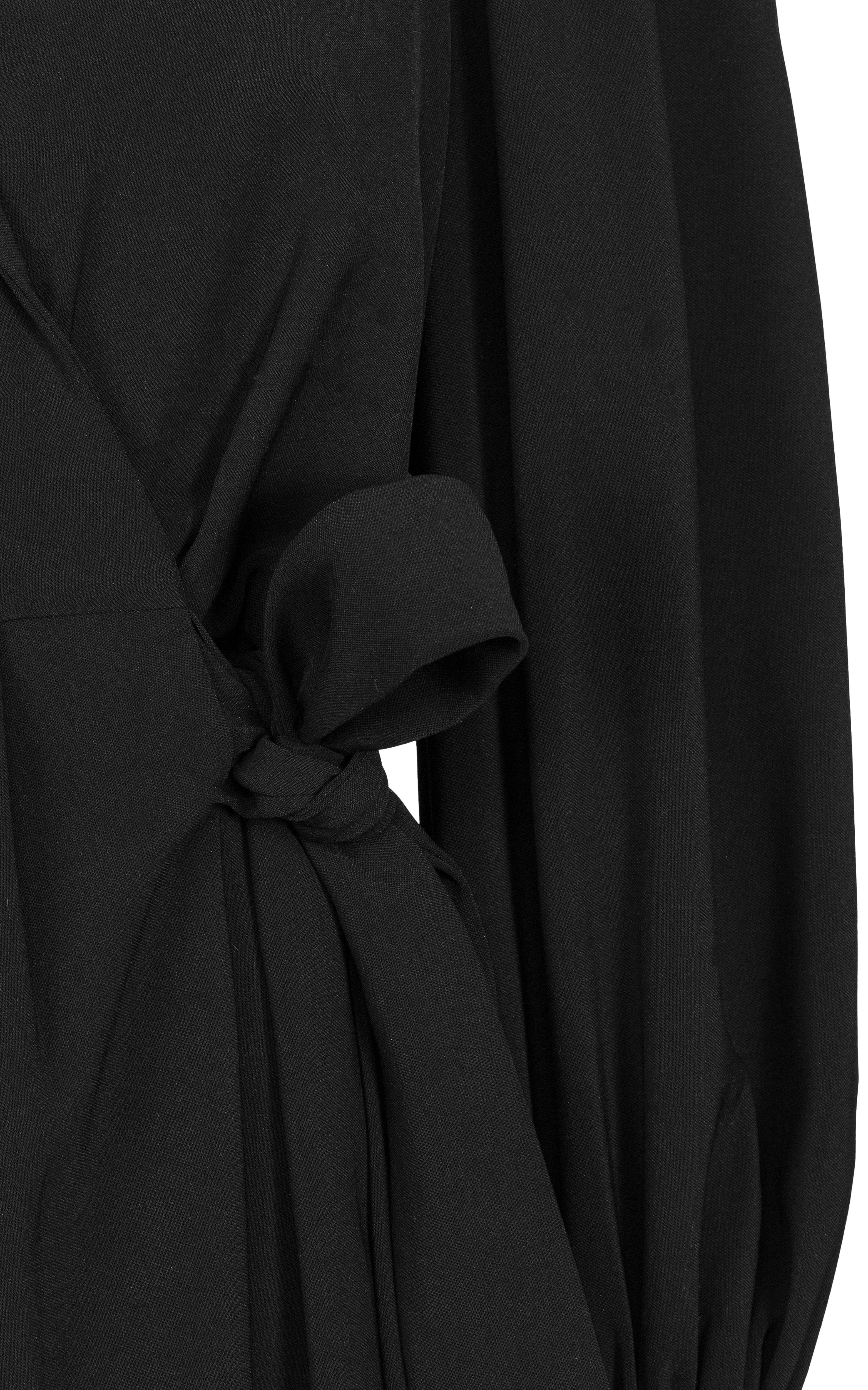 Blazer Wrap Dress - Black