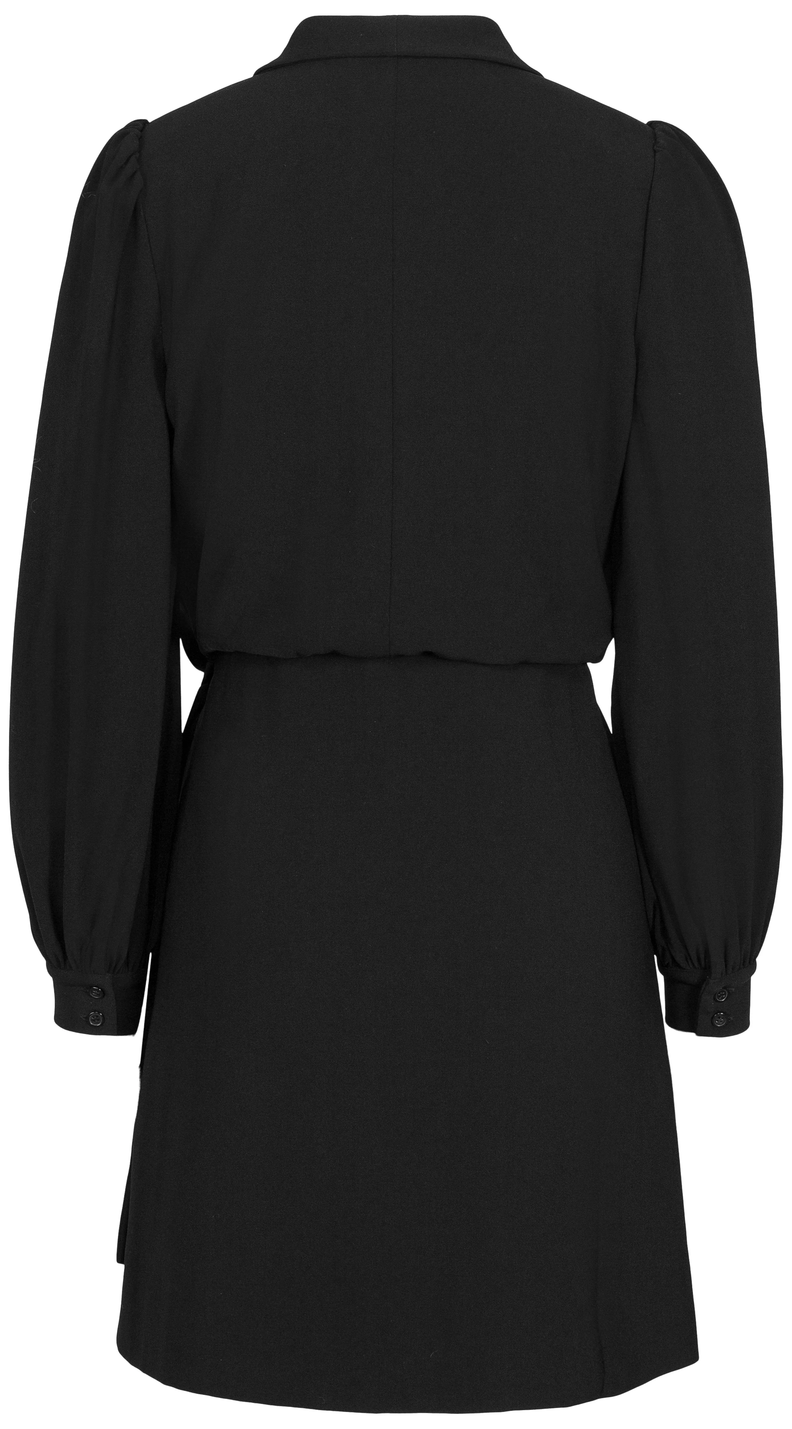 Blazer Wrap Dress - Black