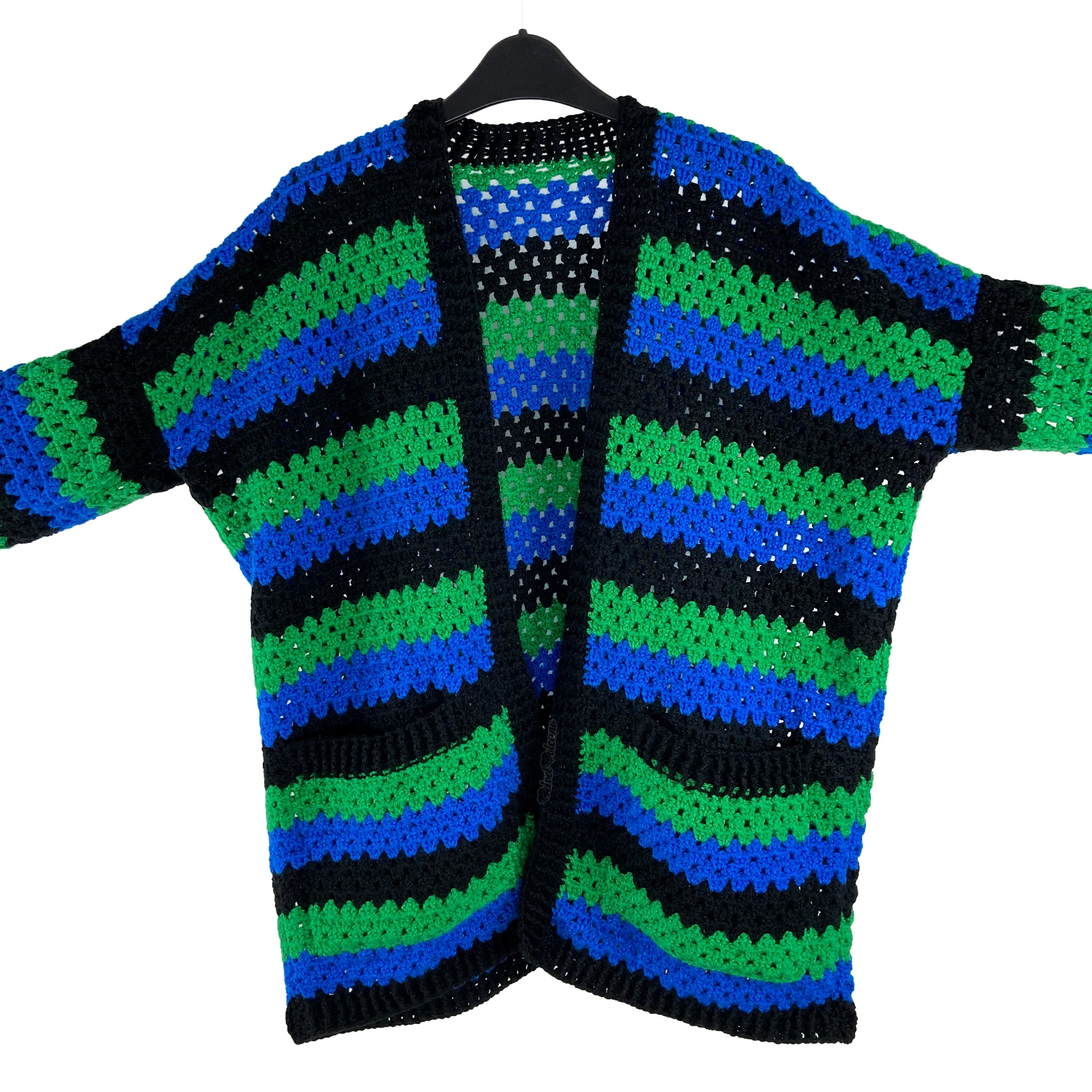 Custom Colour Striped Cardigan