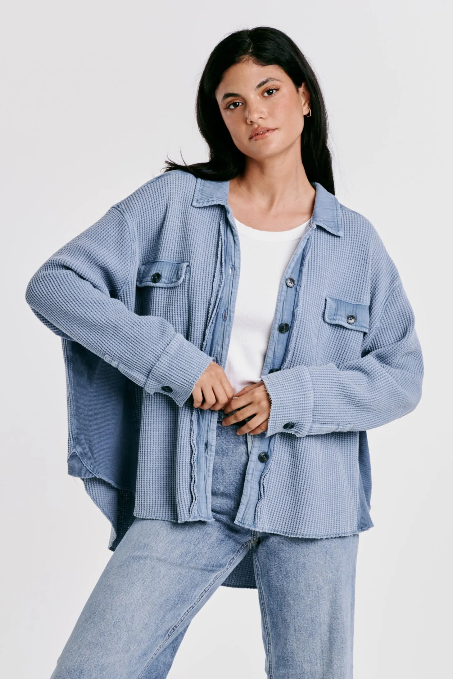 FOSTER THERMAL SHIRT JACKET ELEMENTAL BLUE