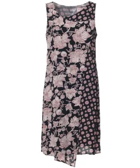 Full-Length Front Wrap-Over Short Tank Dress