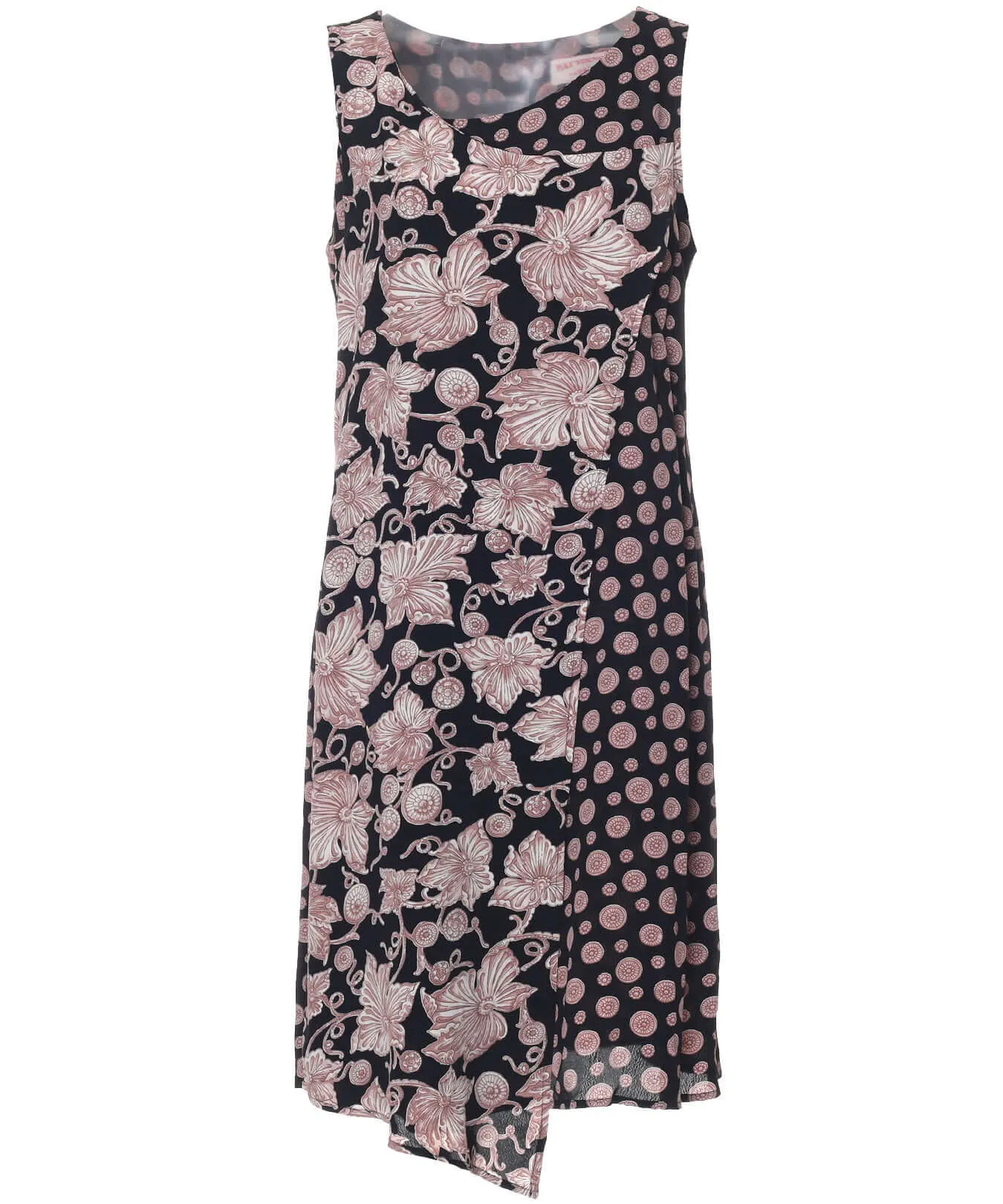 Full-Length Front Wrap-Over Short Tank Dress