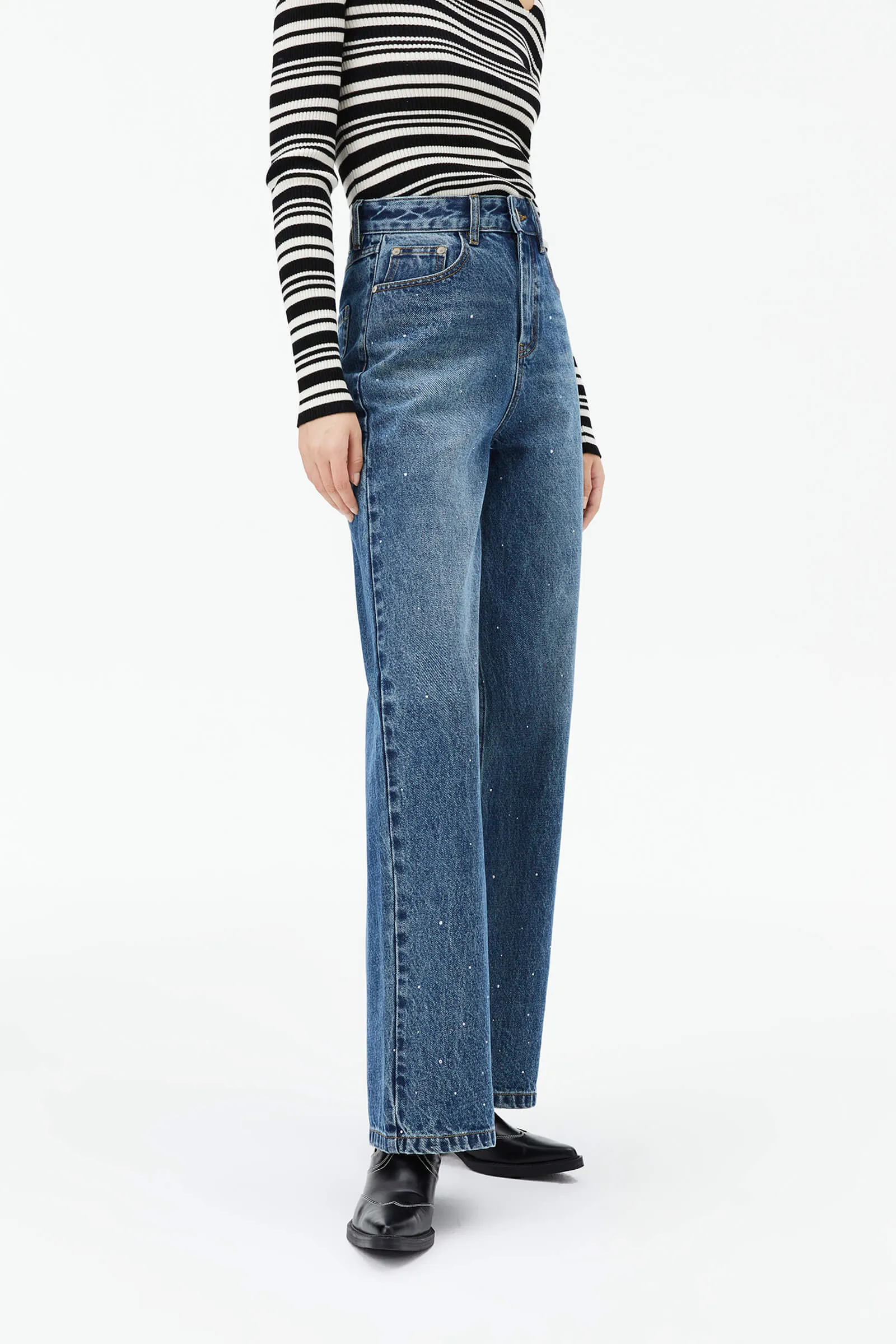 Lily Small Waist Wide Leg Pants