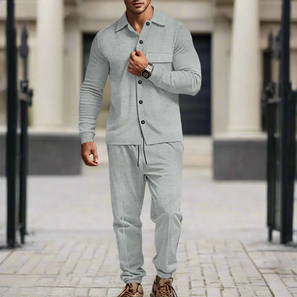 Men's Heavy Jacquard Outfit Set