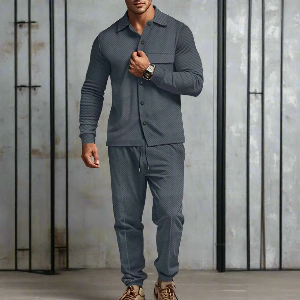 Men's Heavy Jacquard Outfit Set