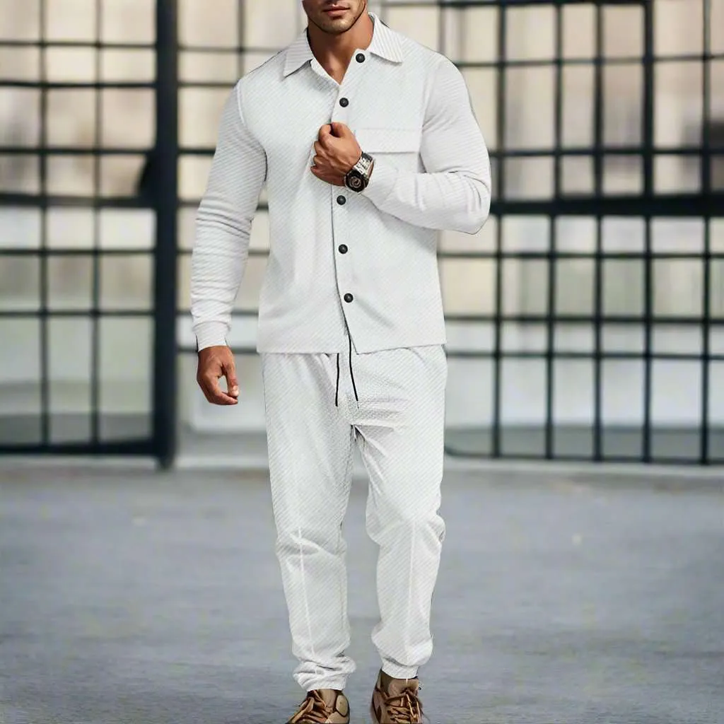 Men's Heavy Jacquard Outfit Set