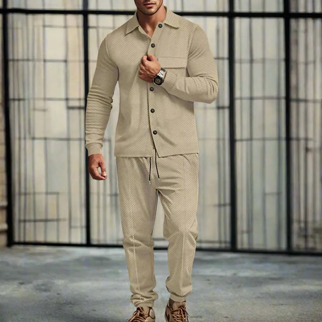 Men's Heavy Jacquard Outfit Set