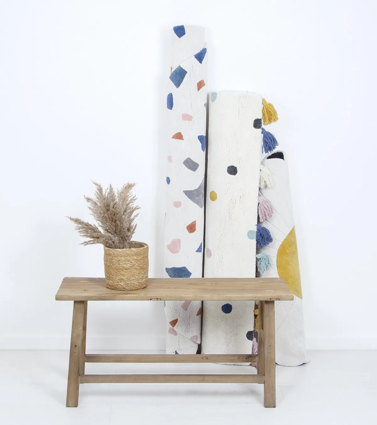 Minima - Rug - Polka Dots (multicolored)