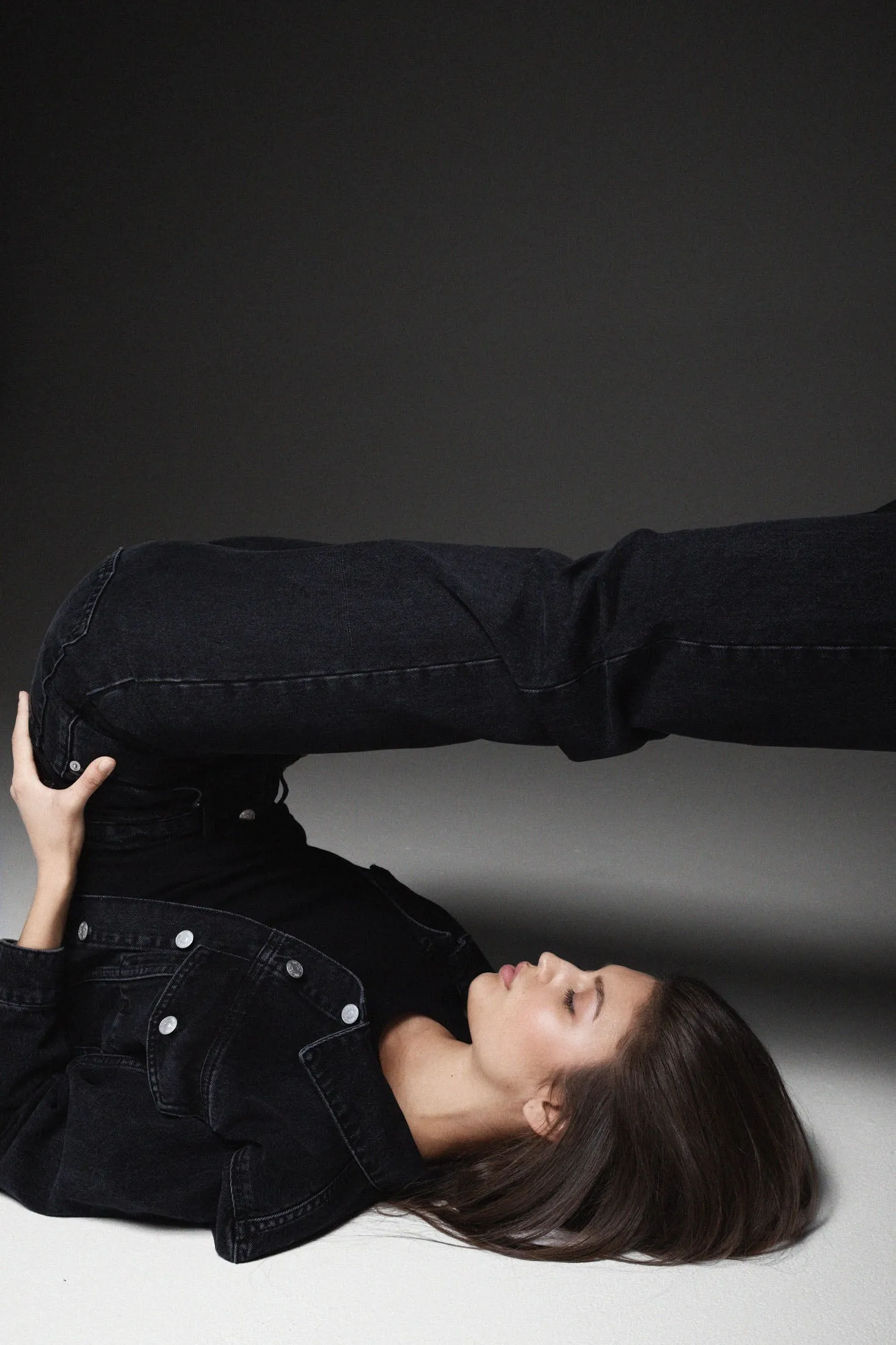 Noelle Denim Jacket - Washed Black