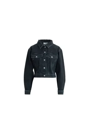 Noelle Denim Jacket - Washed Black