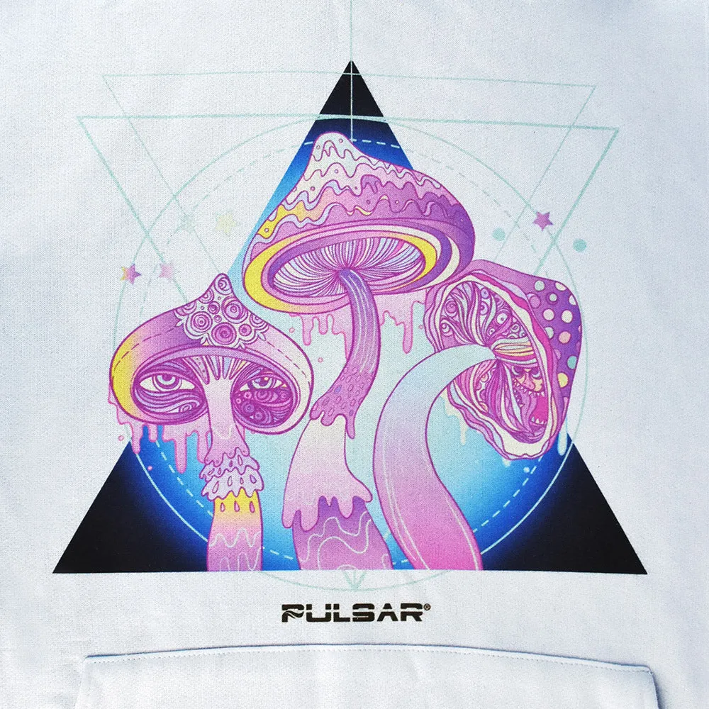 Pulsar Ultra Soft Pullover Hoodie - Melting Shrooms - Blue