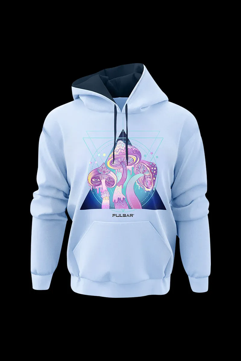 Pulsar Ultra Soft Pullover Hoodie - Melting Shrooms - Blue