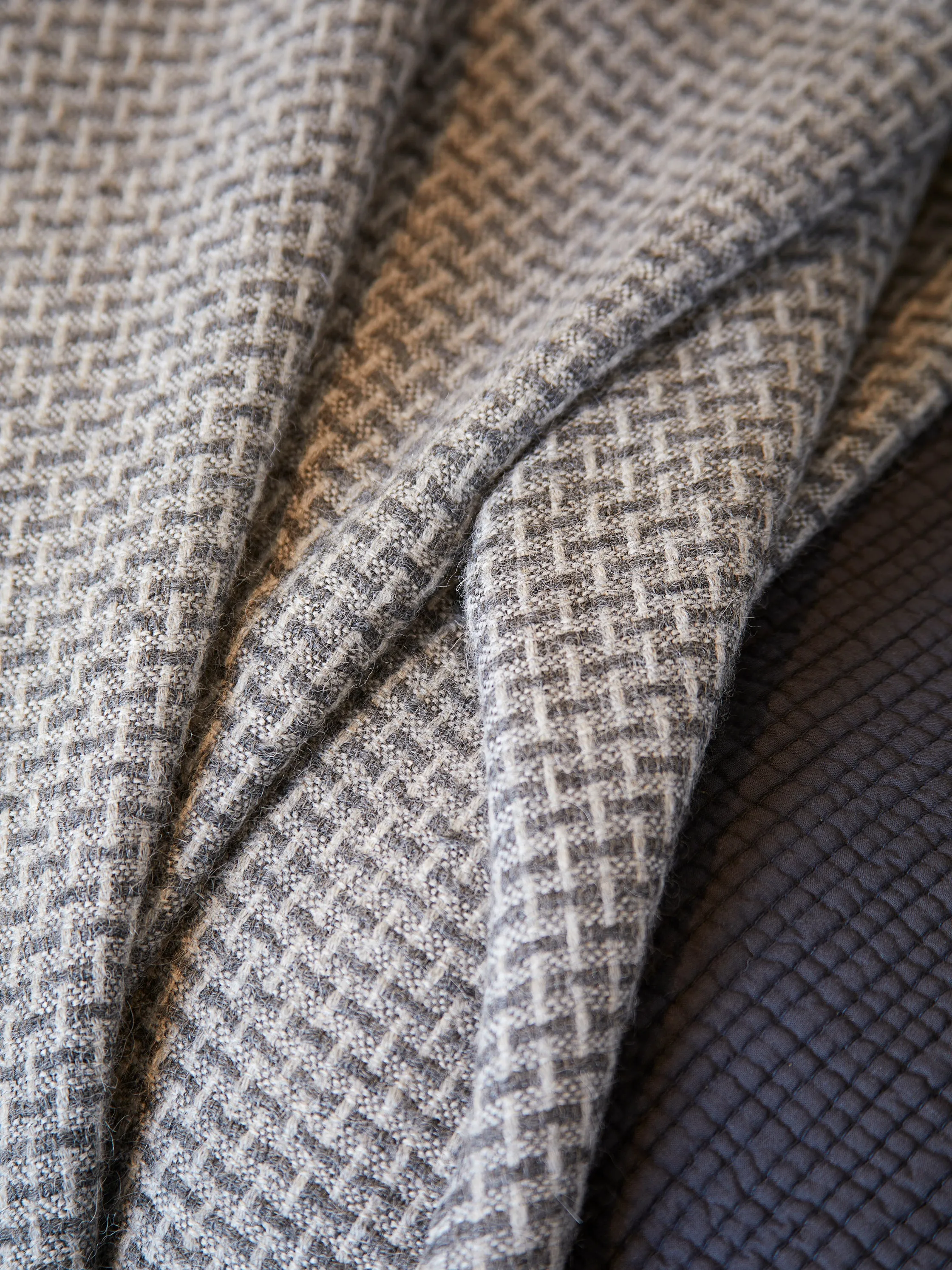 Reeve Alpaca Throw - Dark Grey