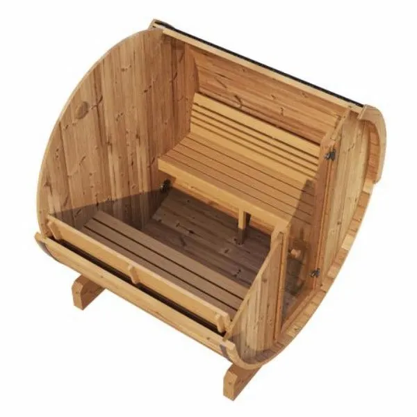 SaunaLife Model E7 4 Person Sauna Barrel