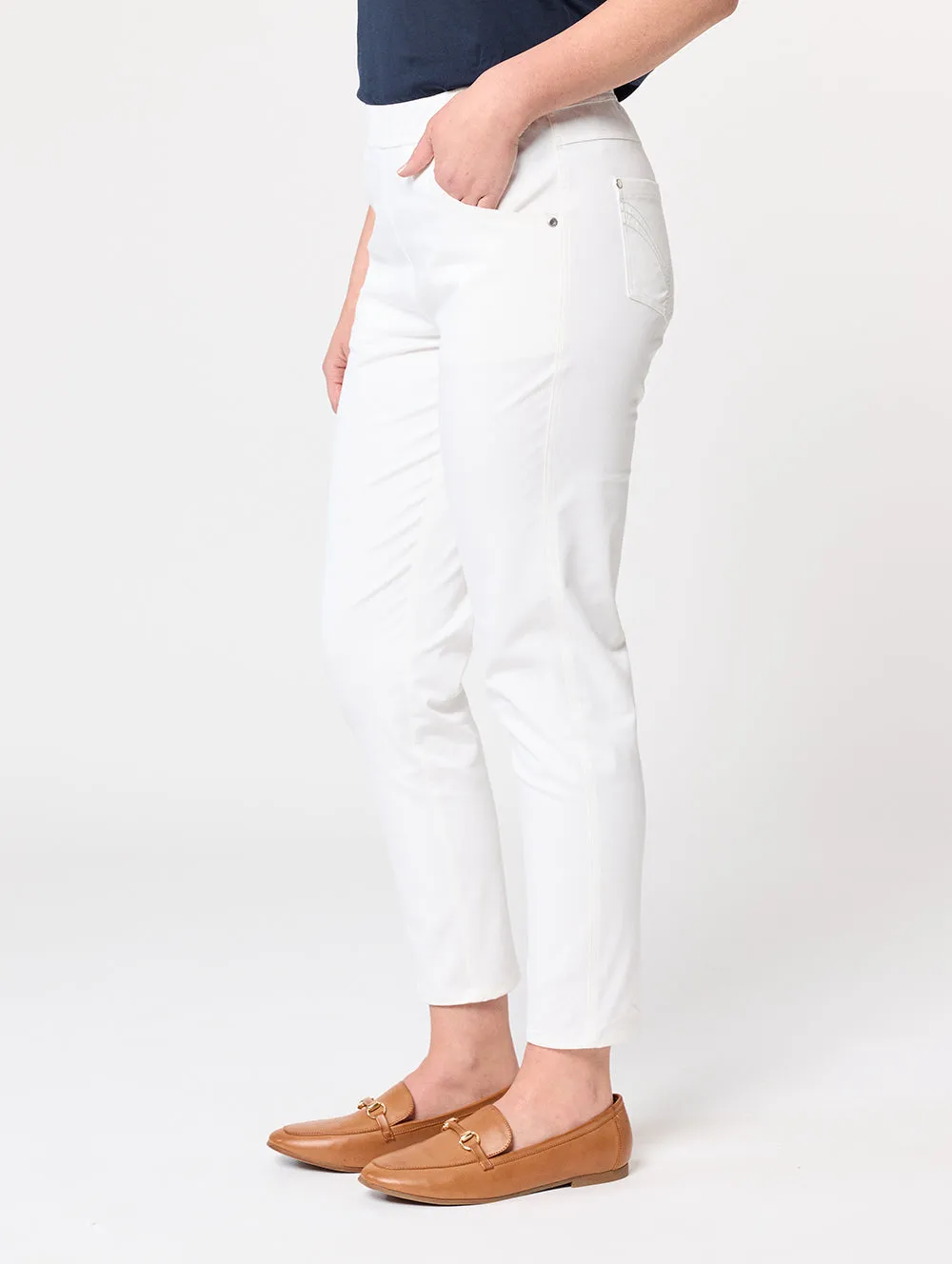 Taren Slim Leg Short Length Pant