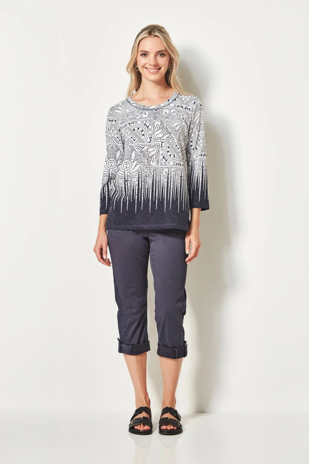 VERGE | RESERVE CAPRI PANT - INK