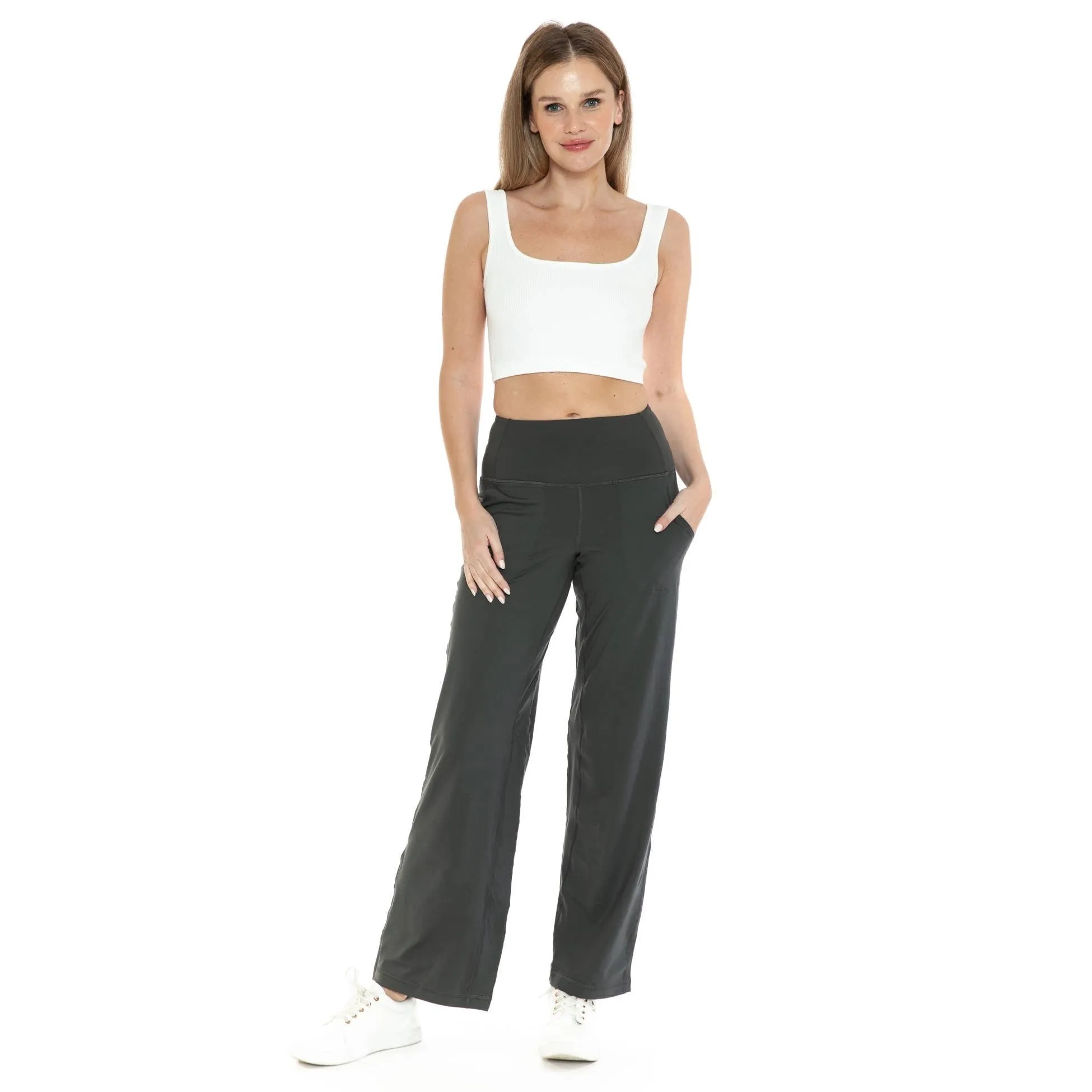Wide Leg Activewear Pants /Stuffology Boutique