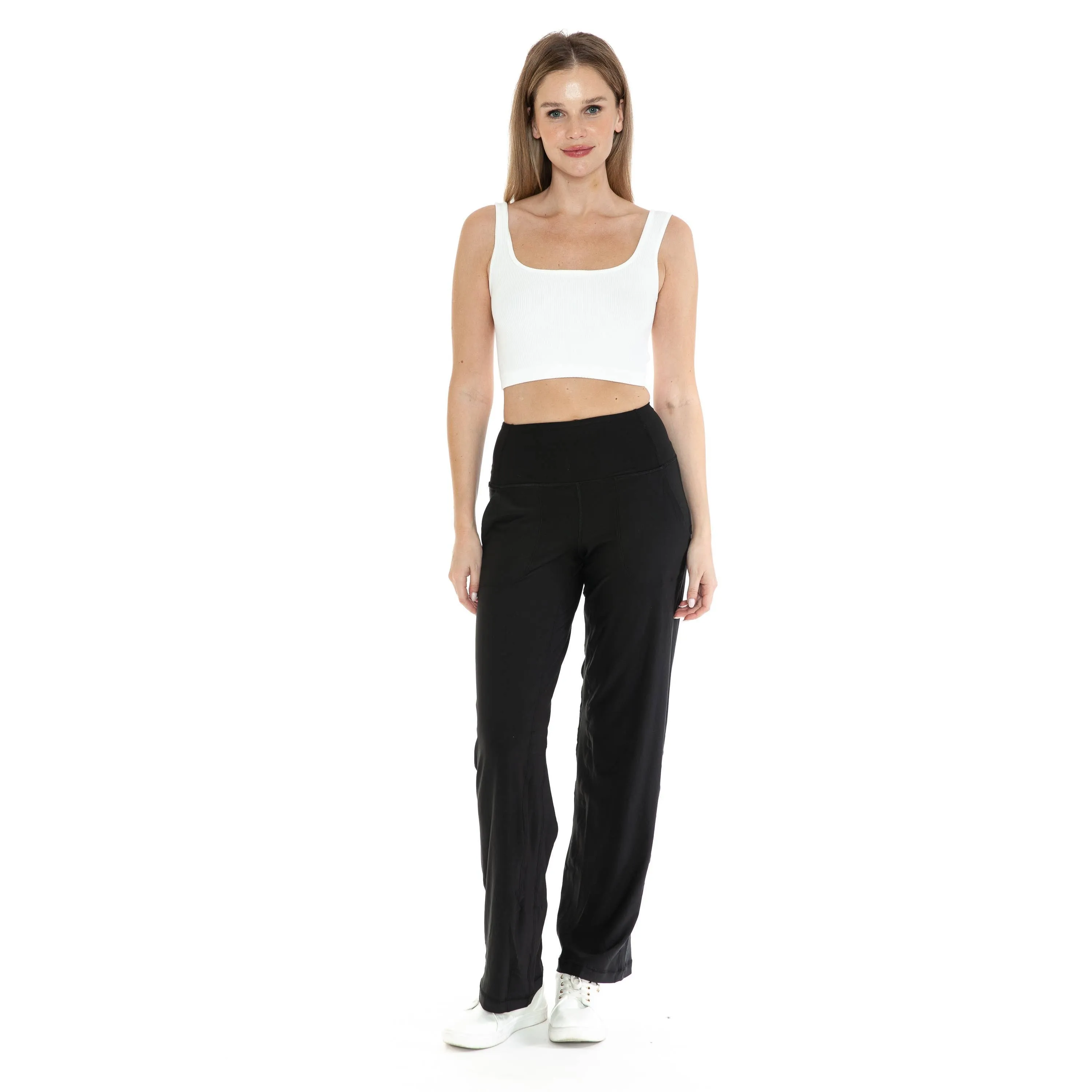 Wide Leg Activewear Pants /Stuffology Boutique