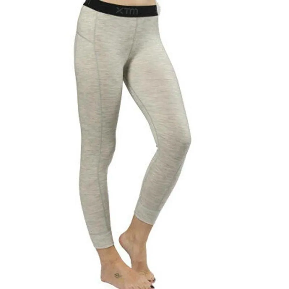XTM Women's Merino Ladies Pant - Soft Jacquard Band | Odour Resistant | 100% Fine Australian Merino